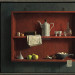 Still life in red cupboard