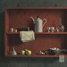 Still life in red cupboard